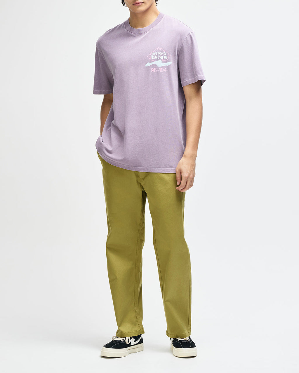 Easy Peacey Tee - Grape Purple - Deus Ex Machina
