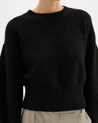 Elsie Knit - Black - Nude Lucy
