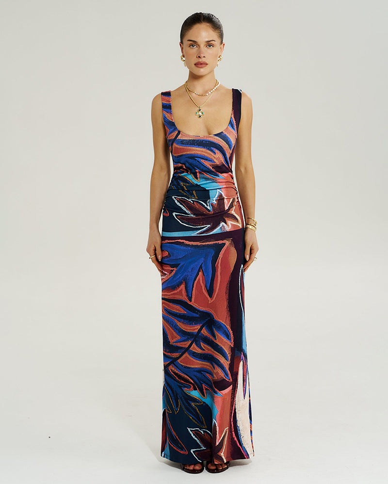 Emma Maxi Dress - Bordeaux - Summi Summi