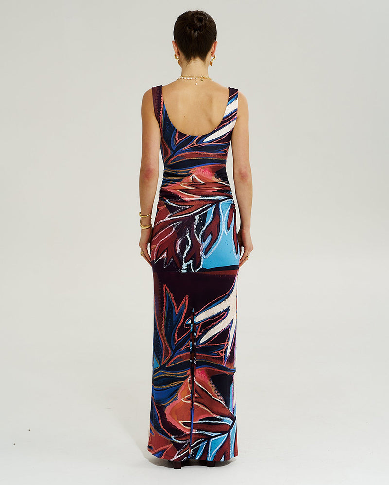 Emma Maxi Dress - Bordeaux - Summi Summi