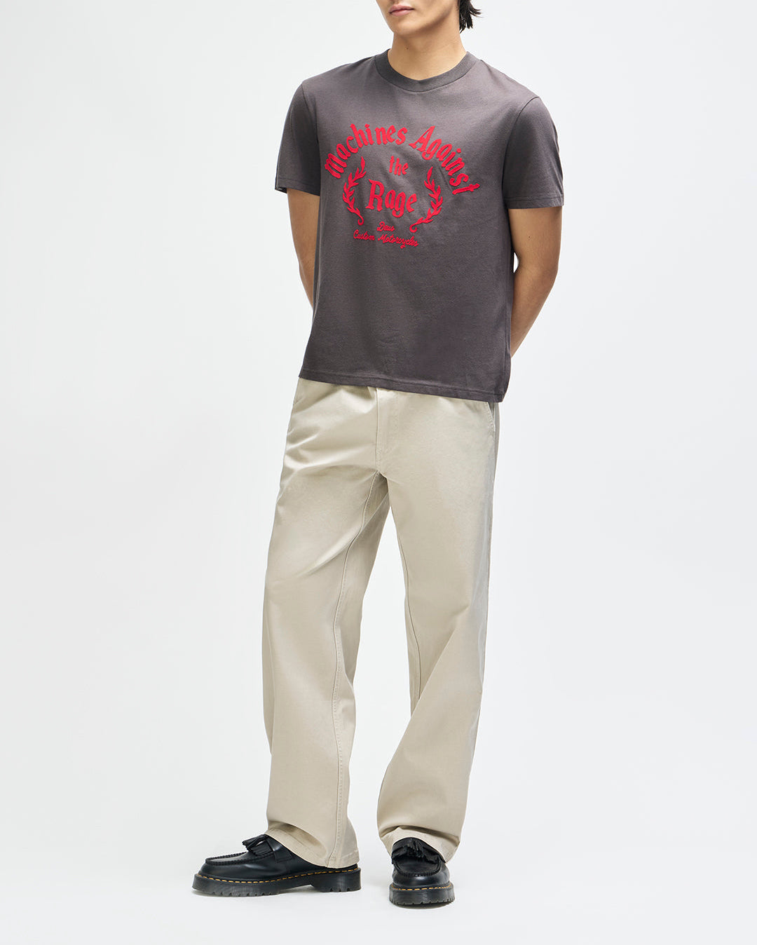 Empire Tee - Anthracite Grey - Deus Ex Machina