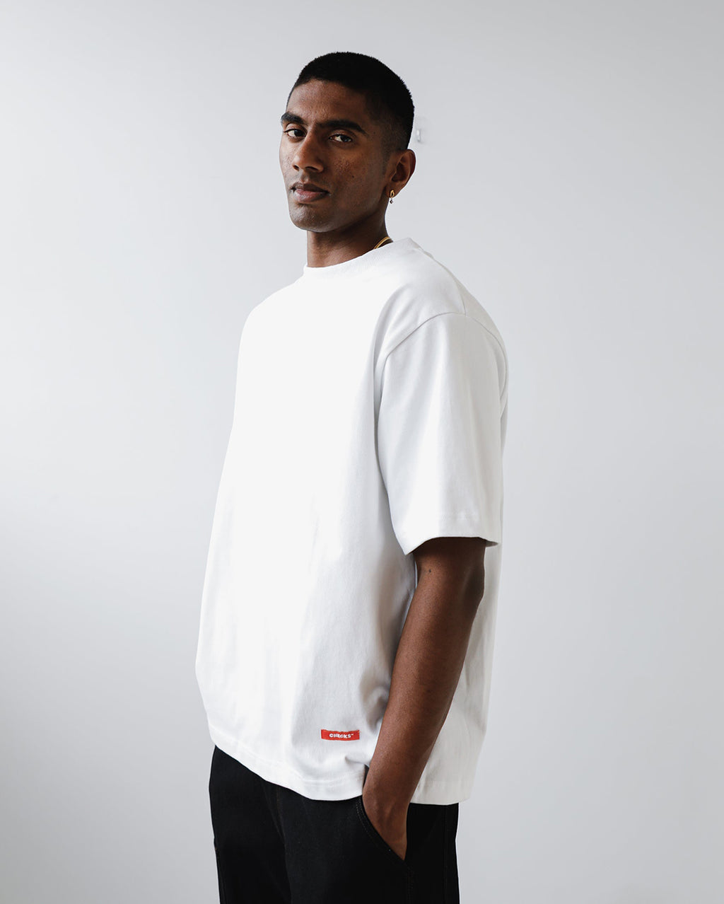 Evergreen Tee - White - Checks Downtown