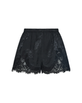 Evie Lace Jacquard Mini Short - Black - Commonplace Essentials
