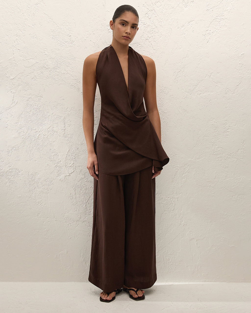 Astrid Pant - Chocolate - Faithfull The Brand