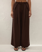 Astrid Pant - Chocolate - Faithfull The Brand