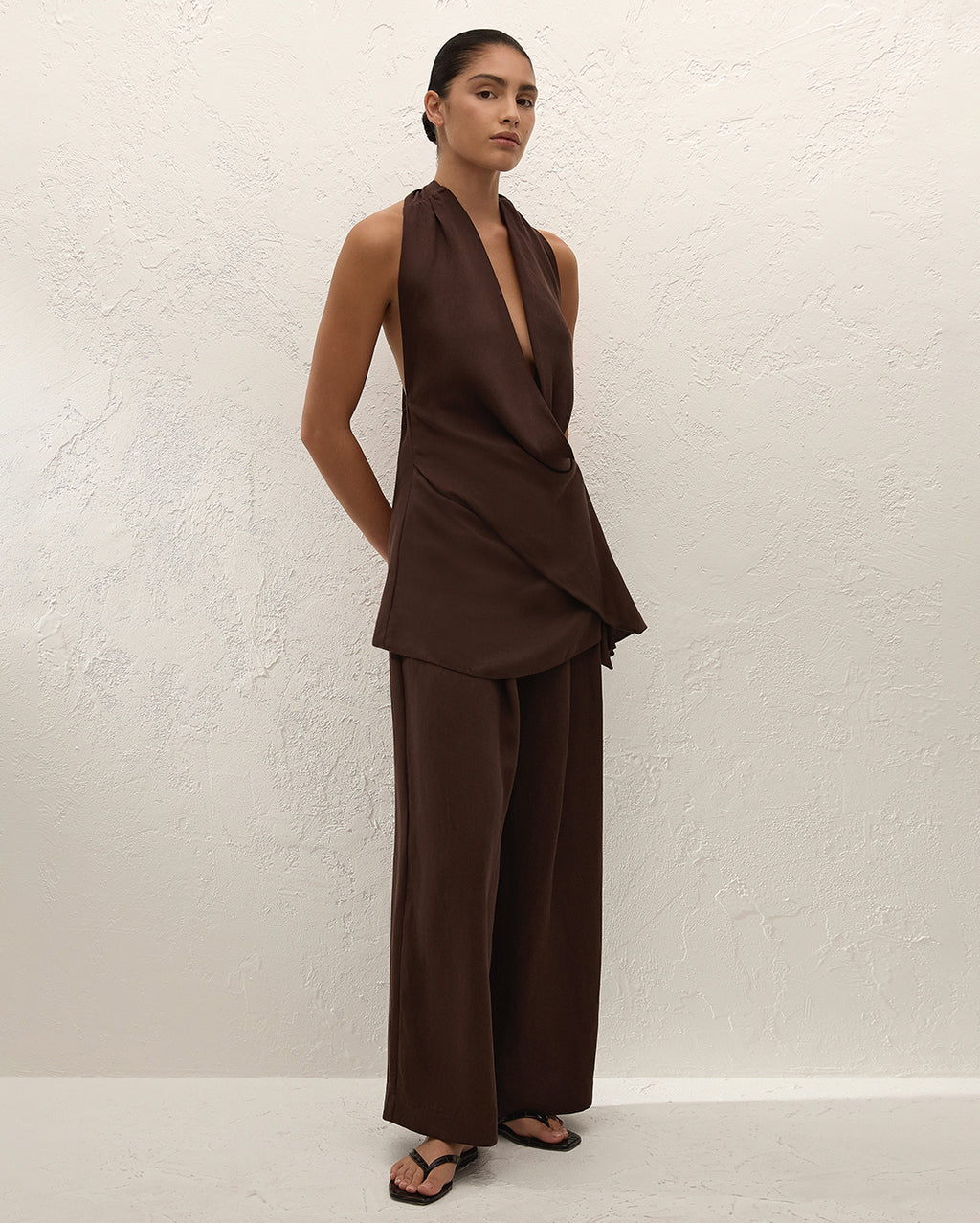 Astrid Pant - Chocolate - Faithfull The Brand