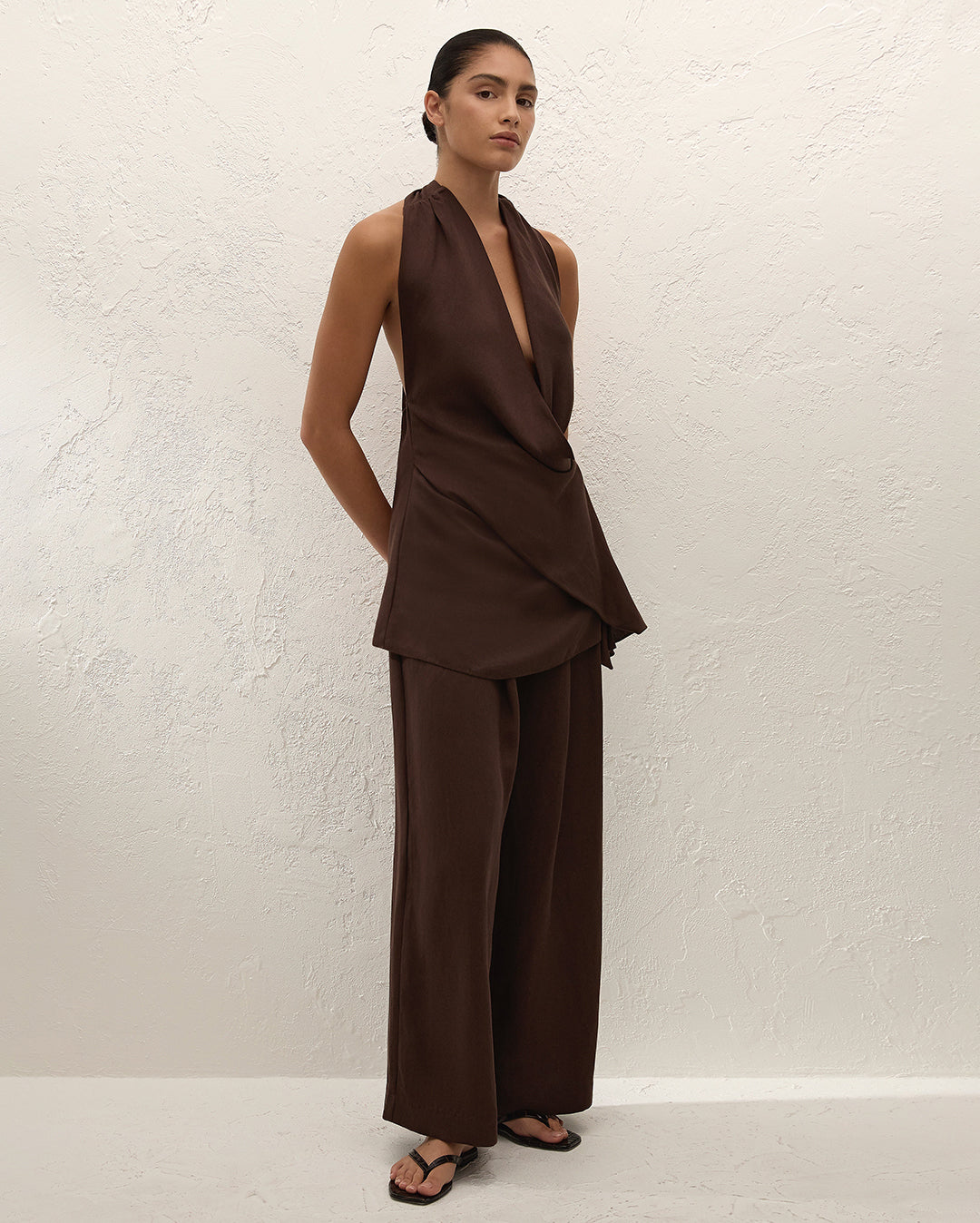 Astrid Pant - Chocolate - Faithfull The Brand