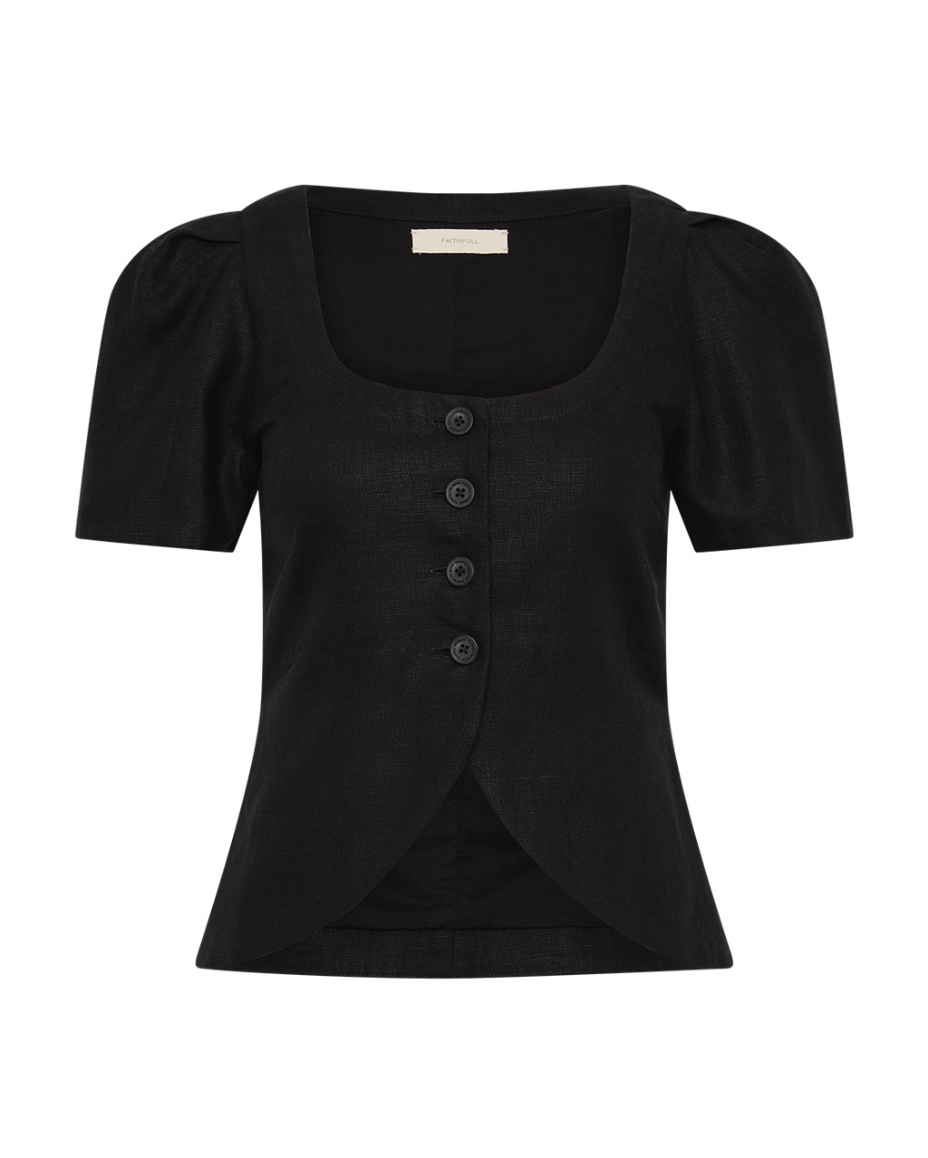 Audrey Vest - Black - Faithfull The Brand