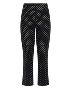 Iria Capri Pant - Lola Polka Dot - Black/Cream - Faithfull The Brand