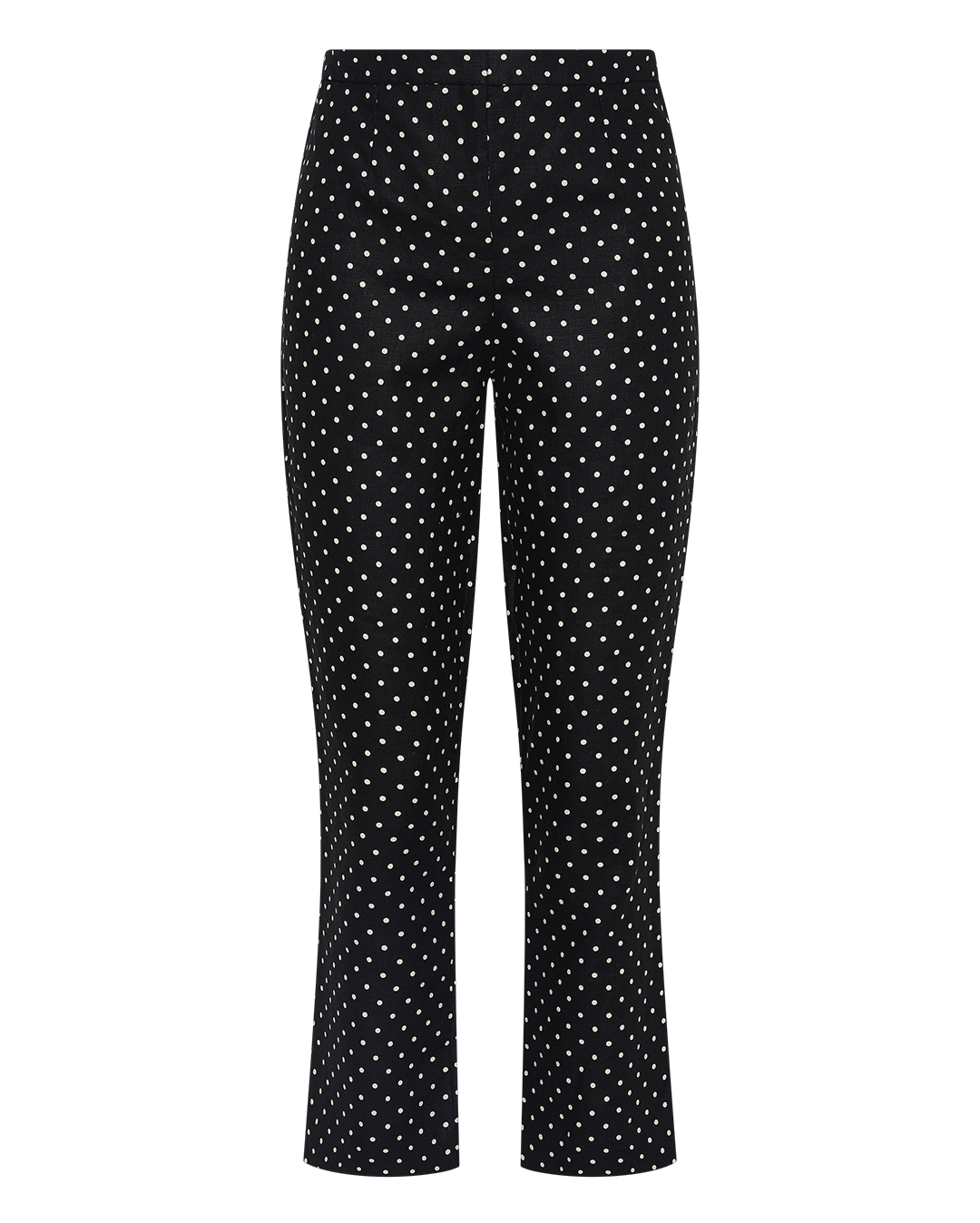 Iria Capri Pant - Lola Polka Dot - Black/Cream - Faithfull The Brand