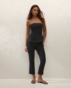 Petro Top - Lola Polka Dot - Black/Cream - Faithfull The Brand