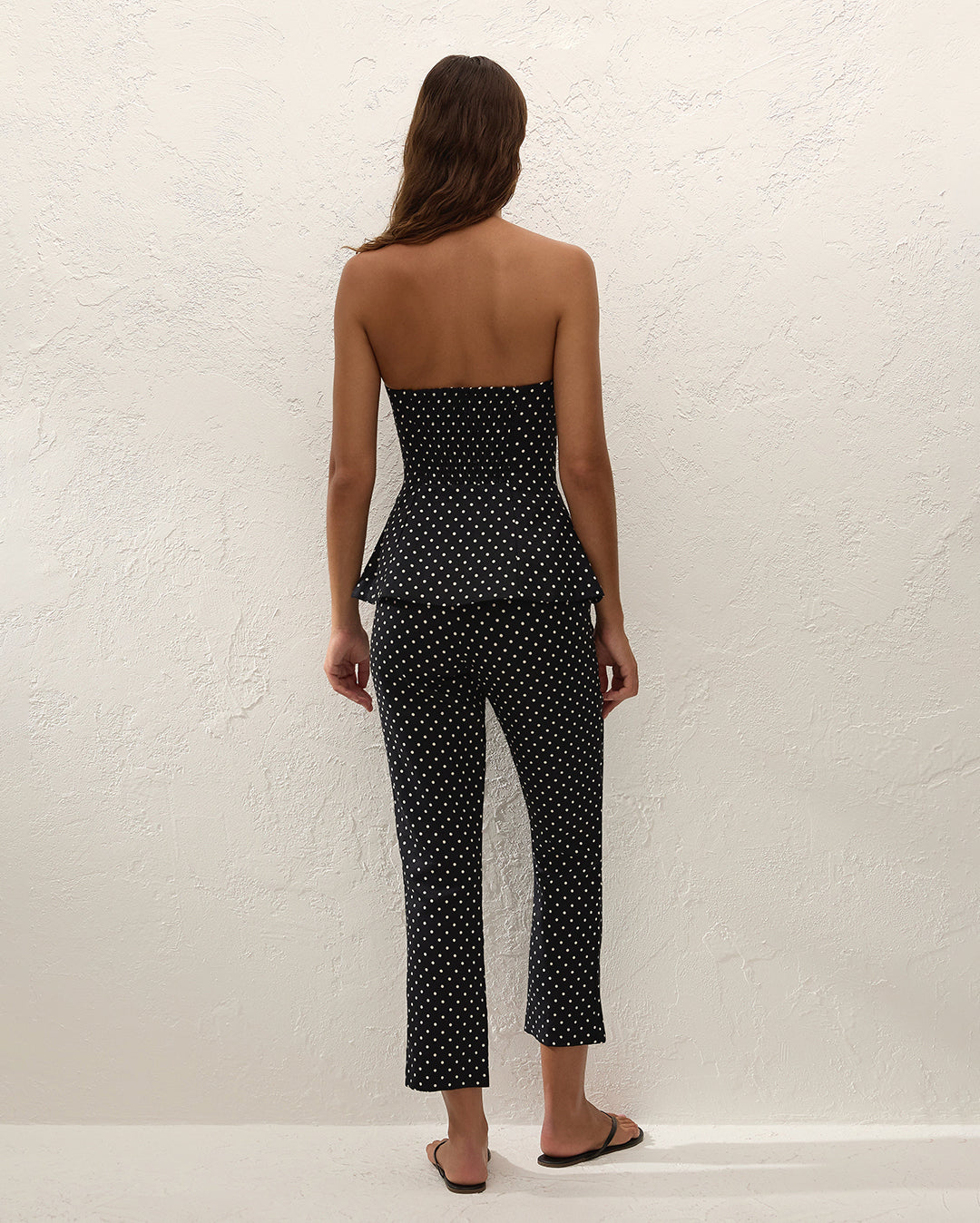 Petro Top - Lola Polka Dot - Black/Cream - Faithfull The Brand