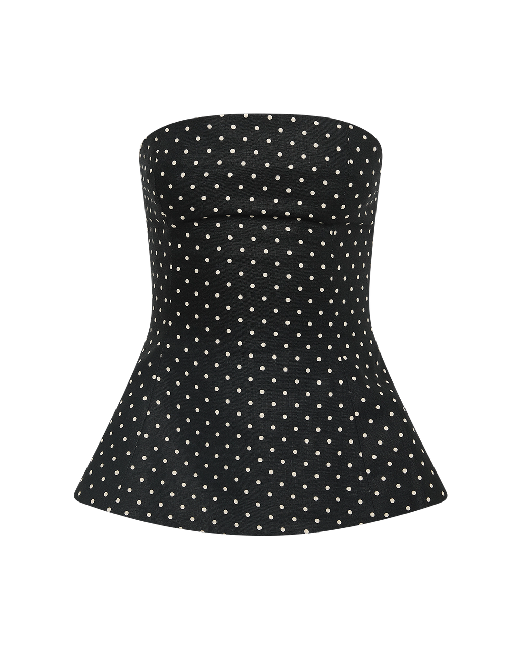 Petro Top - Lola Polka Dot - Black/Cream - Faithfull The Brand