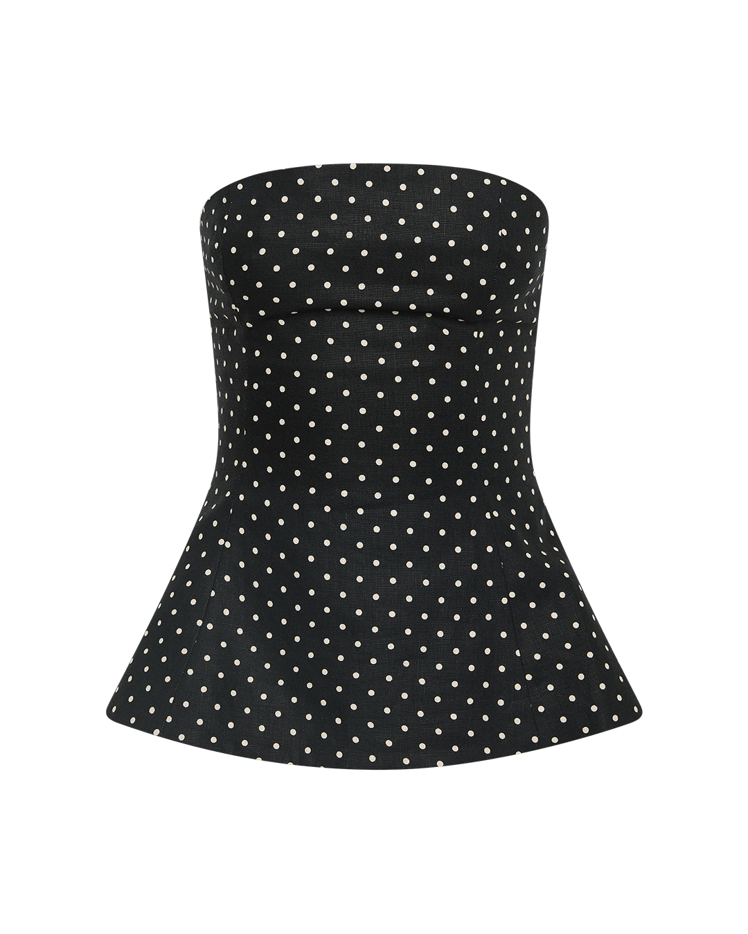 Petro Top - Lola Polka Dot - Black/Cream - Faithfull The Brand