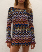 Sierra Mini Dress - Cadaques Stripe - Faithfull The Brand
