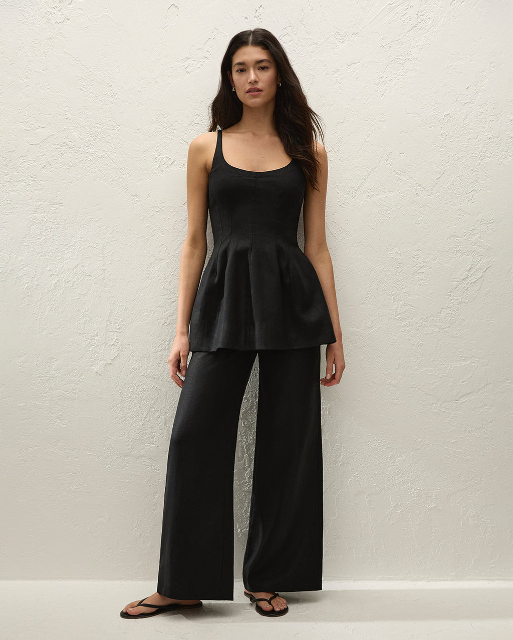 Syna Pant - Black - Faithfull The Brand