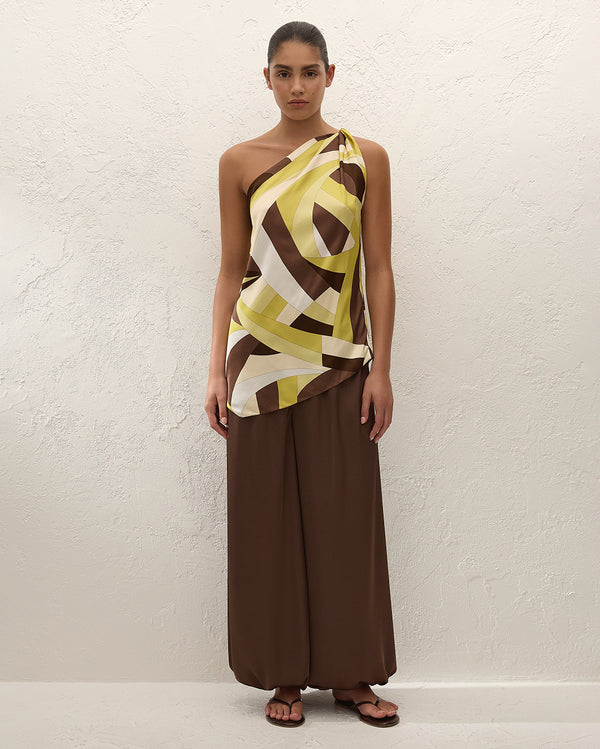 Cove Balloon Pant - Chocolate - Faithfull The Brand