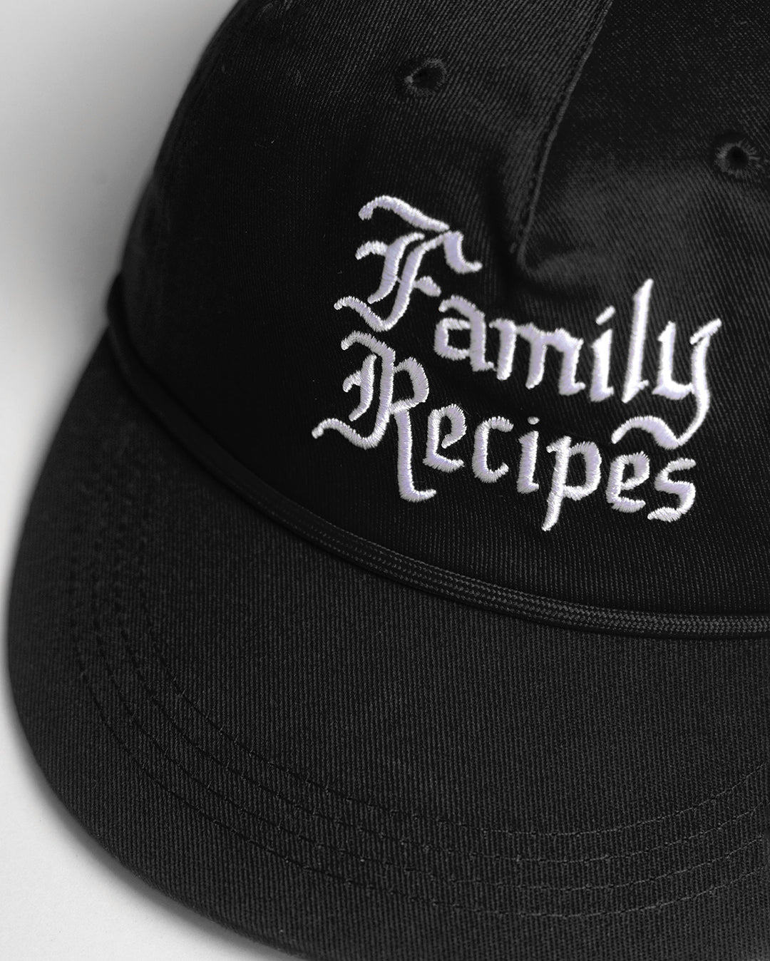 Family Recipes Cap - Black - Service Works