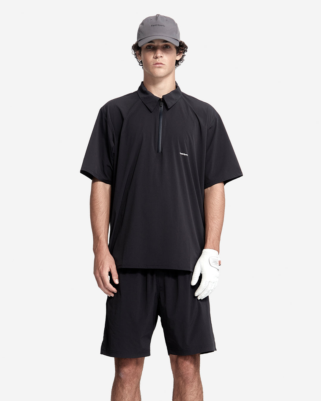 Hybrid Half Zip - Navy