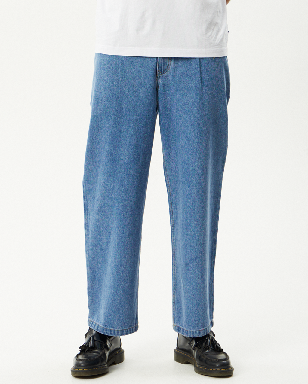 Fast Forward - Denim Ultra Baggy Jean - Worn Blue - Afends