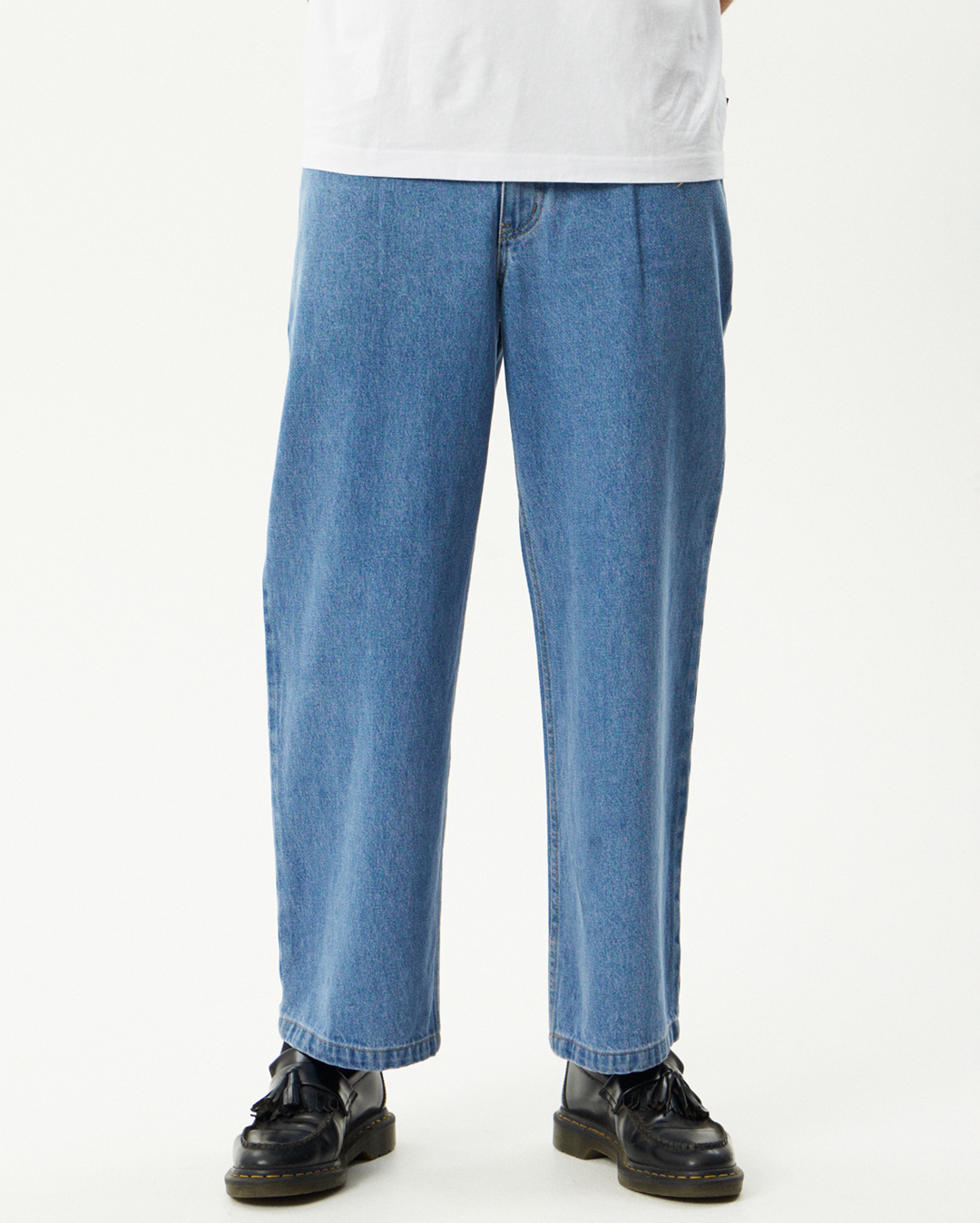 Fast Forward - Denim Ultra Baggy Jean - Worn Blue - Afends