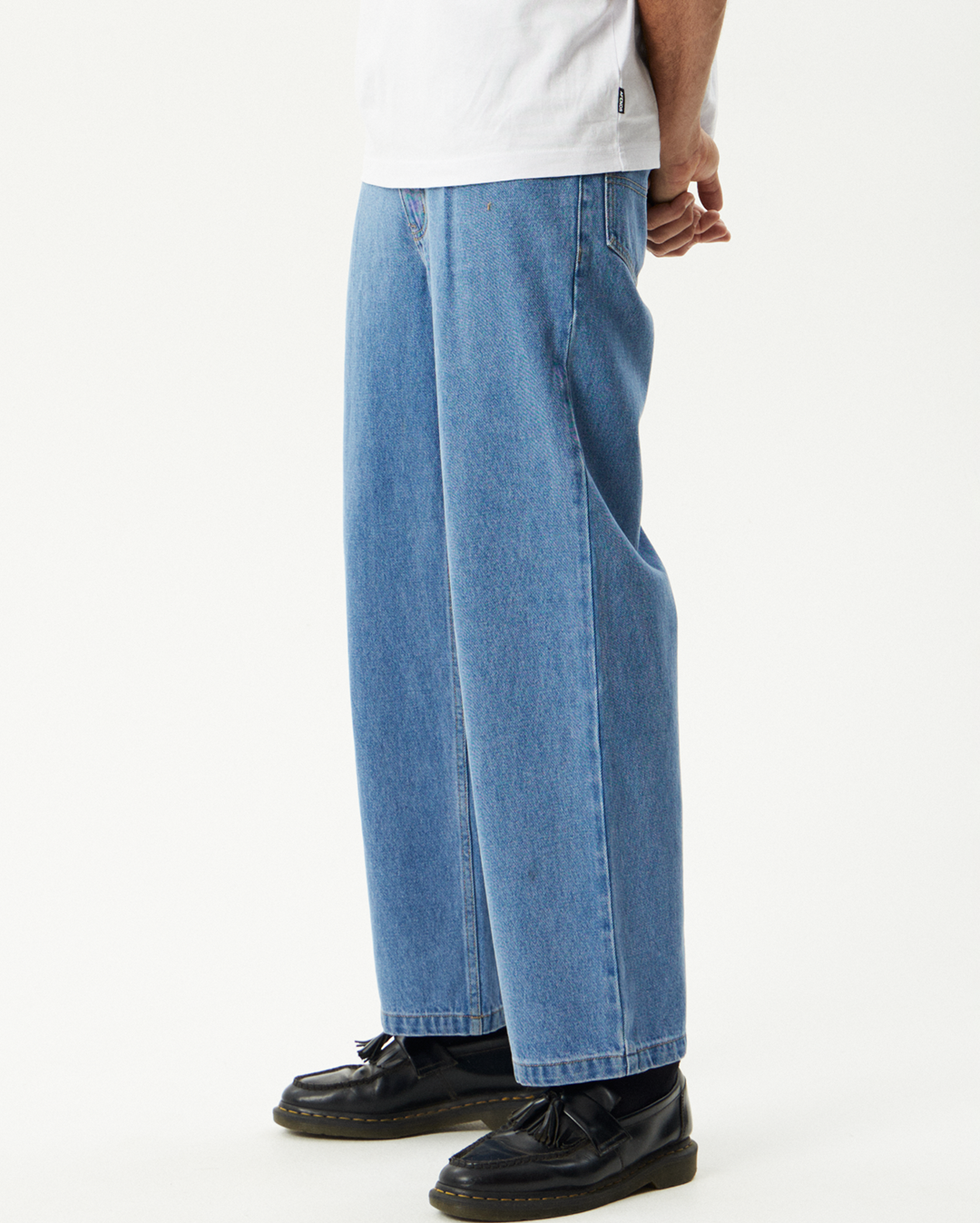 Fast Forward - Denim Ultra Baggy Jean - Worn Blue - Afends