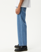 Fast Forward - Denim Ultra Baggy Jean - Worn Blue - Afends