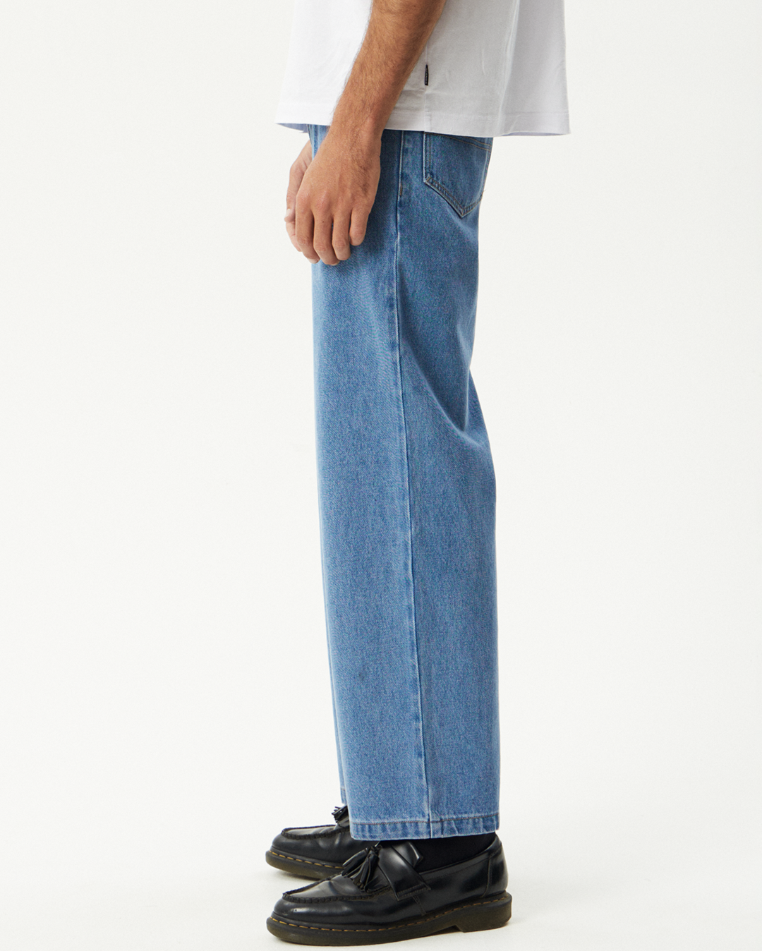 Fast Forward - Denim Ultra Baggy Jean - Worn Blue - Afends