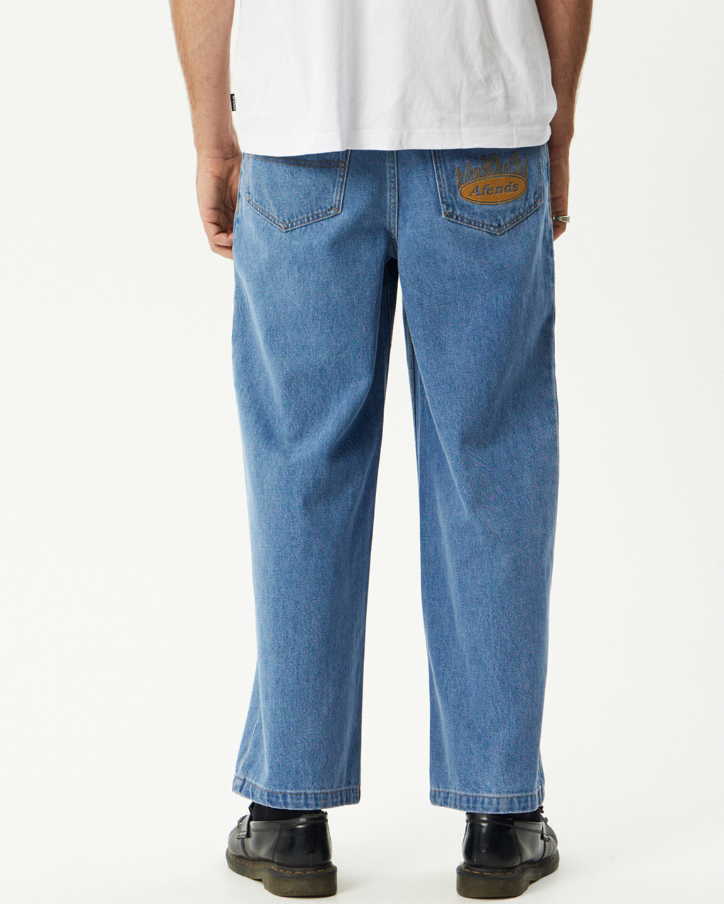 Fast Forward - Denim Ultra Baggy Jean - Worn Blue - Afends