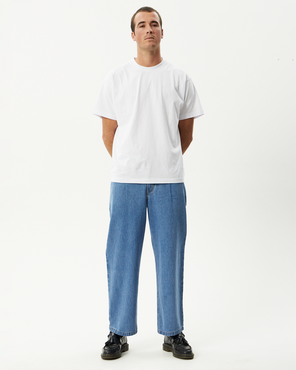 Fast Forward - Denim Ultra Baggy Jean - Worn Blue - Afends