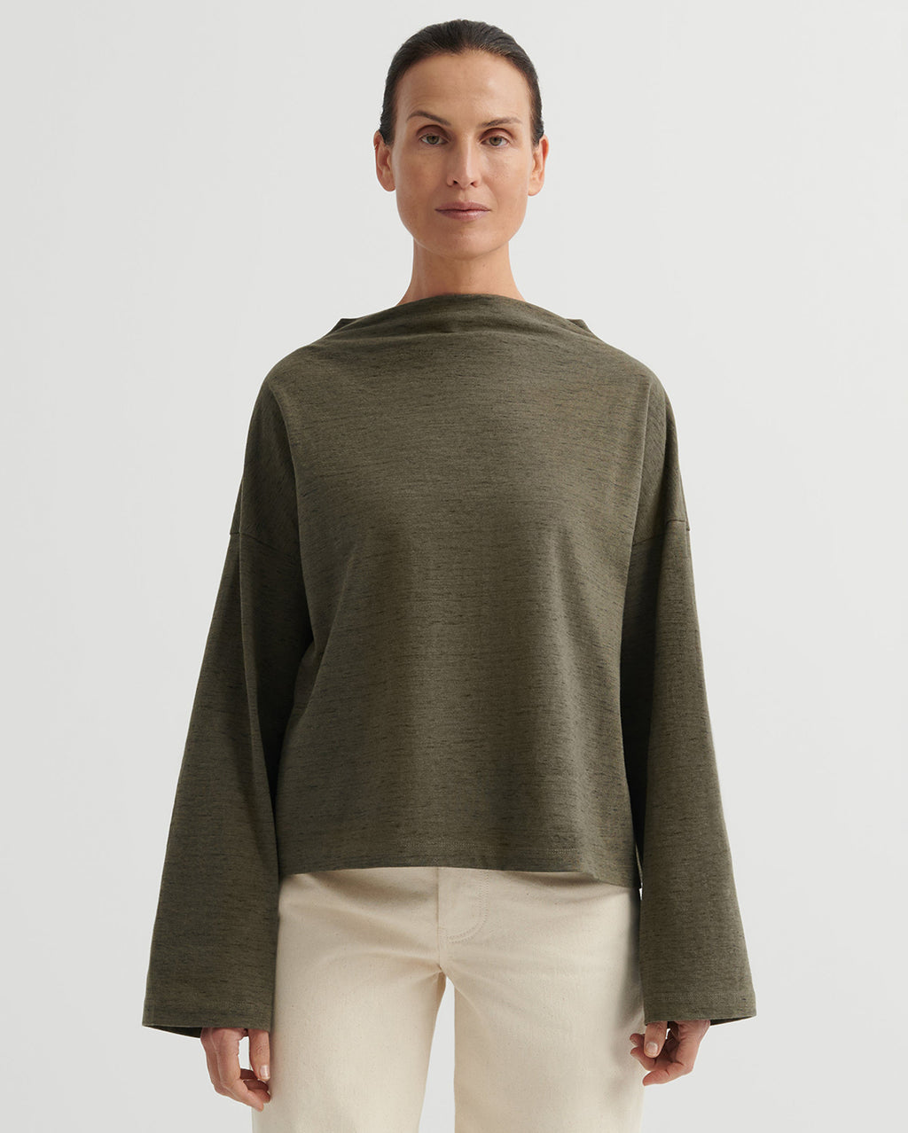 Field Top - Bark Melange - Kowtow
