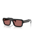 Flacko Puffer Sunglasses - Black/Dark Violet - Ray-Ban