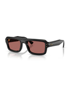 Flacko Puffer Sunglasses - Black/Dark Violet - Ray-Ban