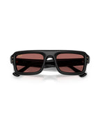 Flacko Puffer Sunglasses - Black/Dark Violet - Ray-Ban