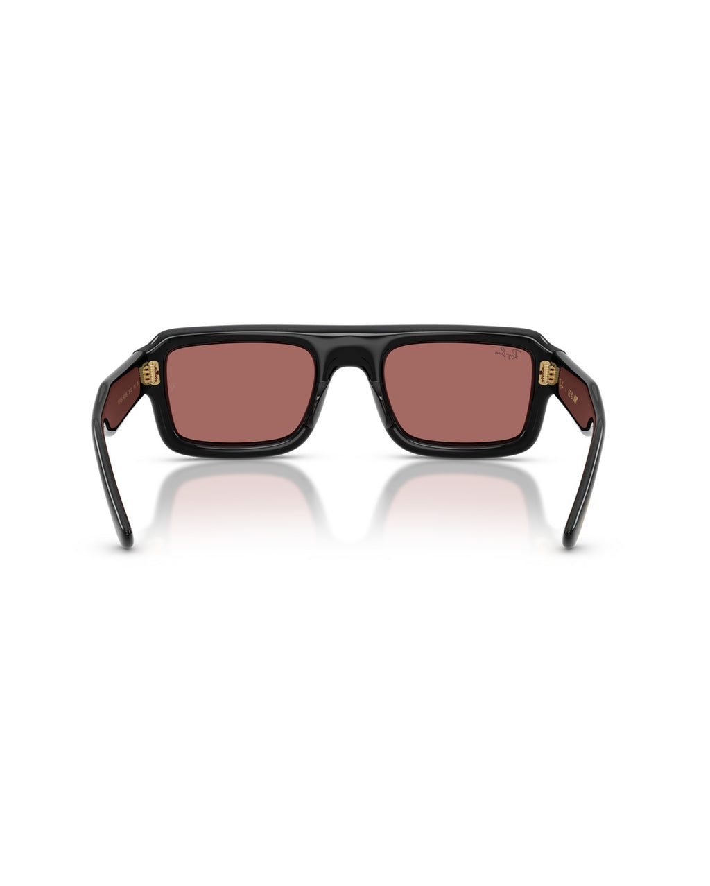 Flacko Puffer Sunglasses - Black/Dark Violet - Ray-Ban