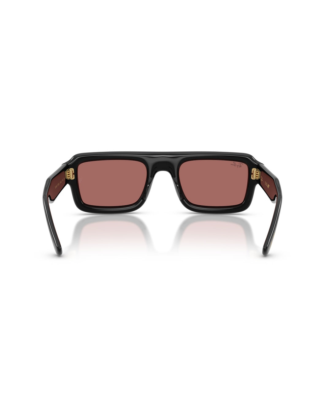 Flacko Puffer Sunglasses - Black/Dark Violet - Ray-Ban