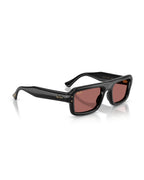 Flacko Puffer Sunglasses - Black/Dark Violet - Ray-Ban