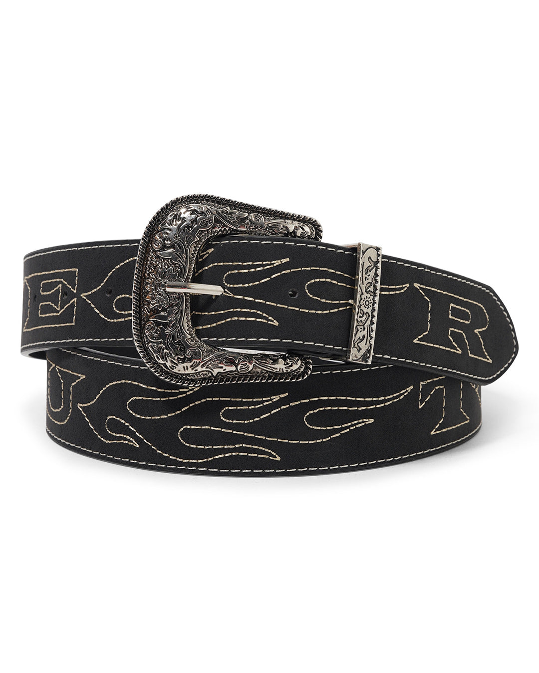 Flame Stitch Belt - Black - Butter Goods