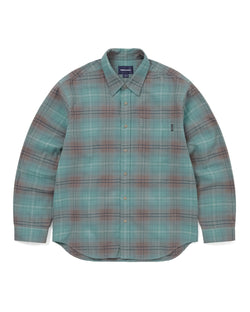 Flannel Check Shirt - Teal - thisisneverthat