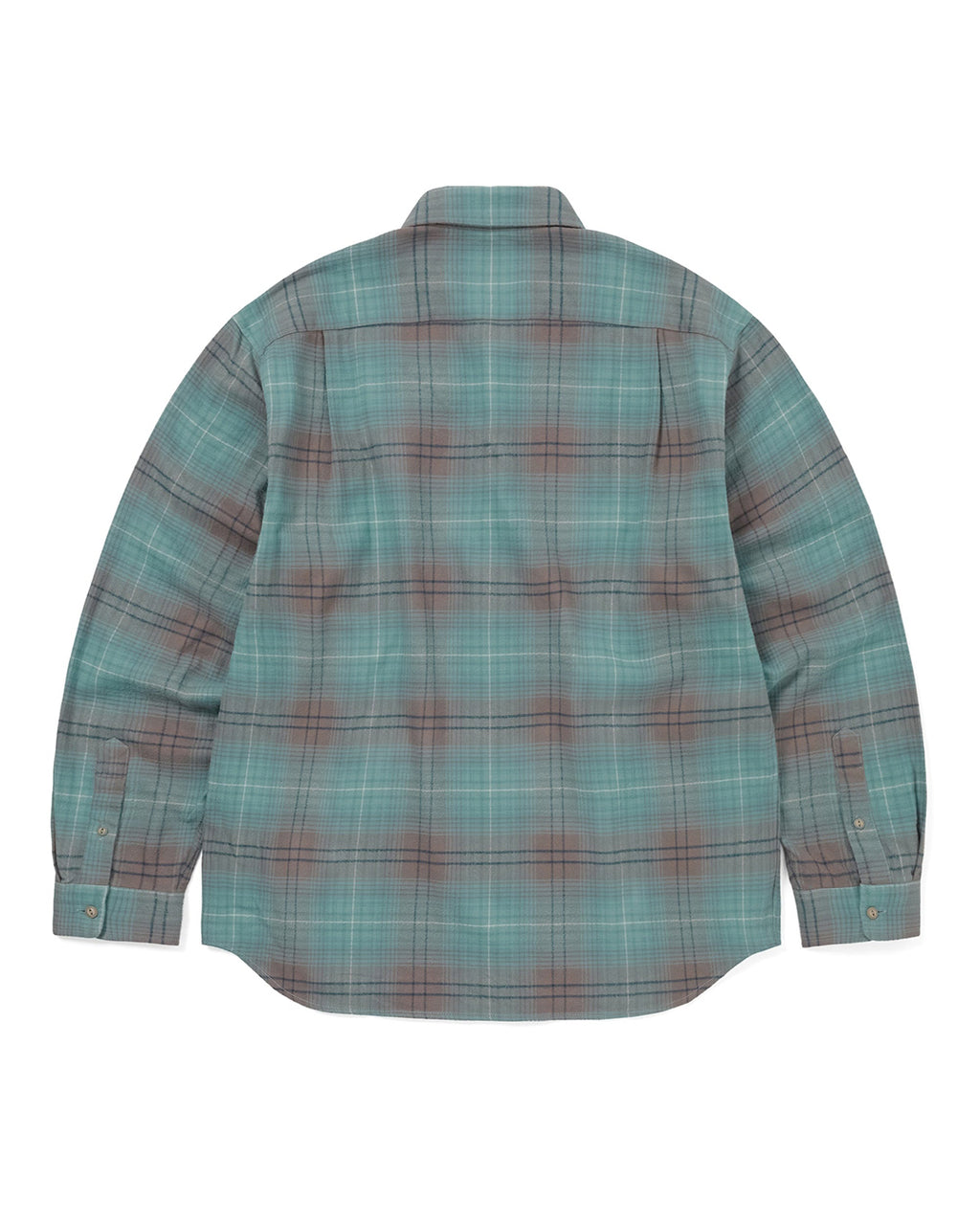 Flannel Check Shirt - Teal - thisisneverthat