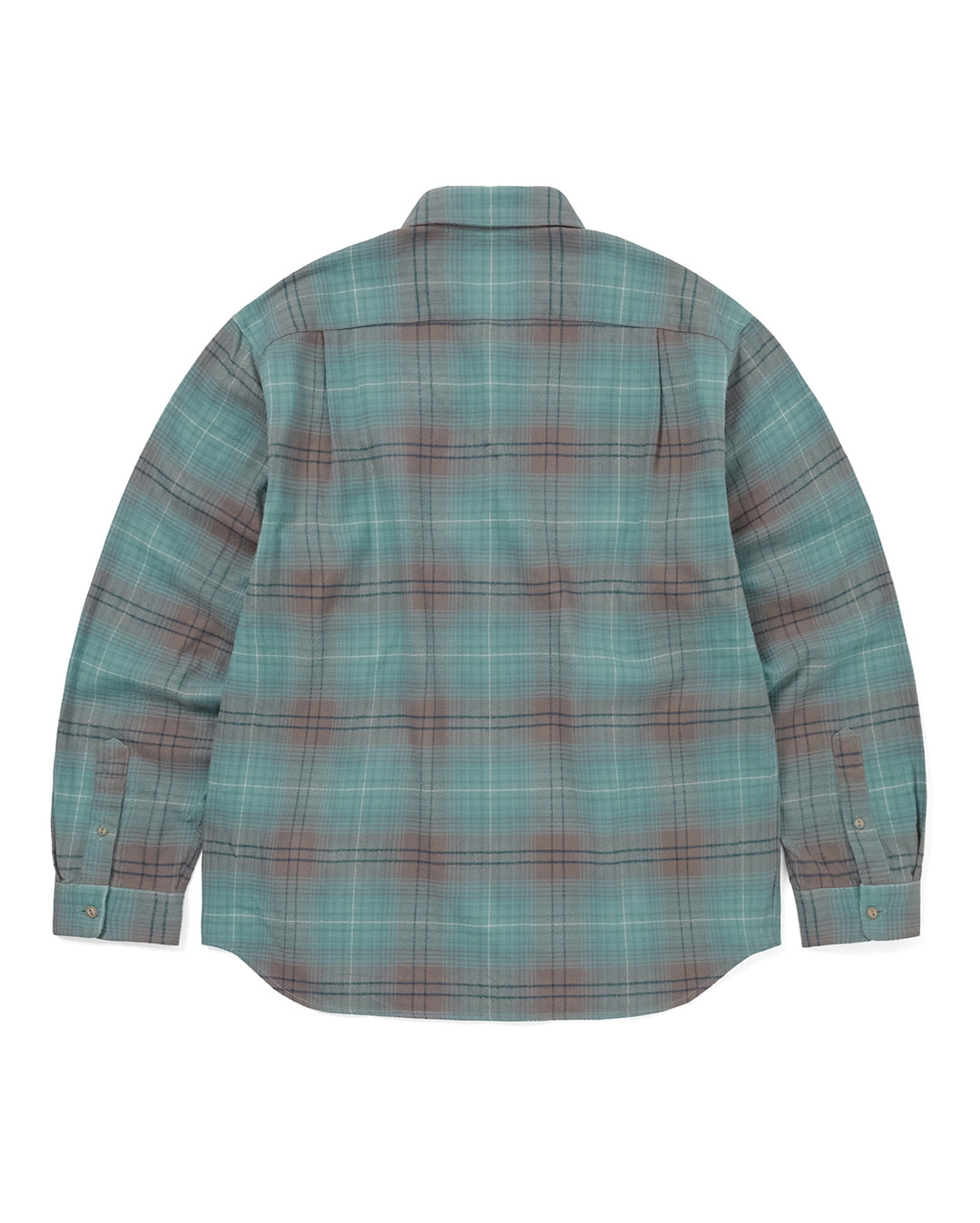 Flannel Check Shirt - Teal - thisisneverthat