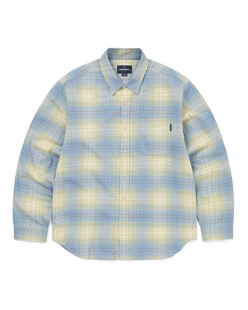 Flannel Check Shirt - Yellow - thisisneverthat