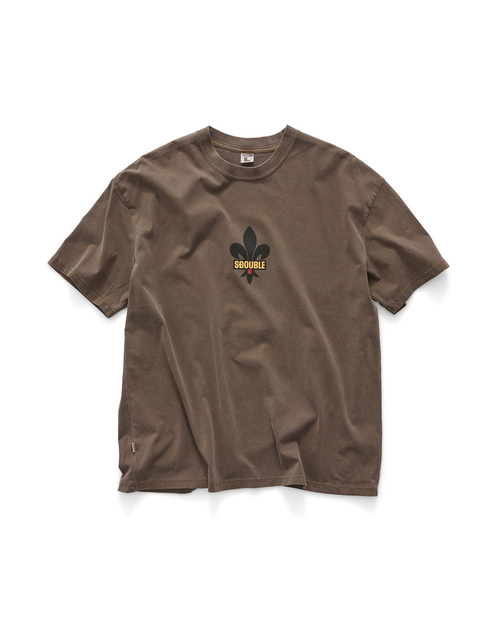 Fleur Short Sleeve T-Shirt - Pigment Ash - S-Double