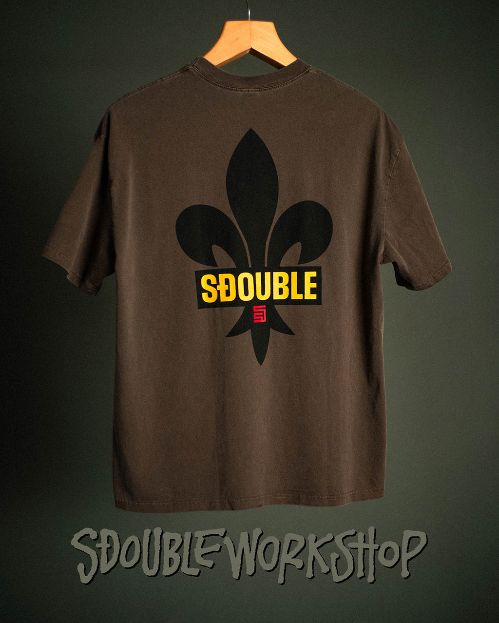 Fleur Short Sleeve T-Shirt - Pigment Ash - S-Double