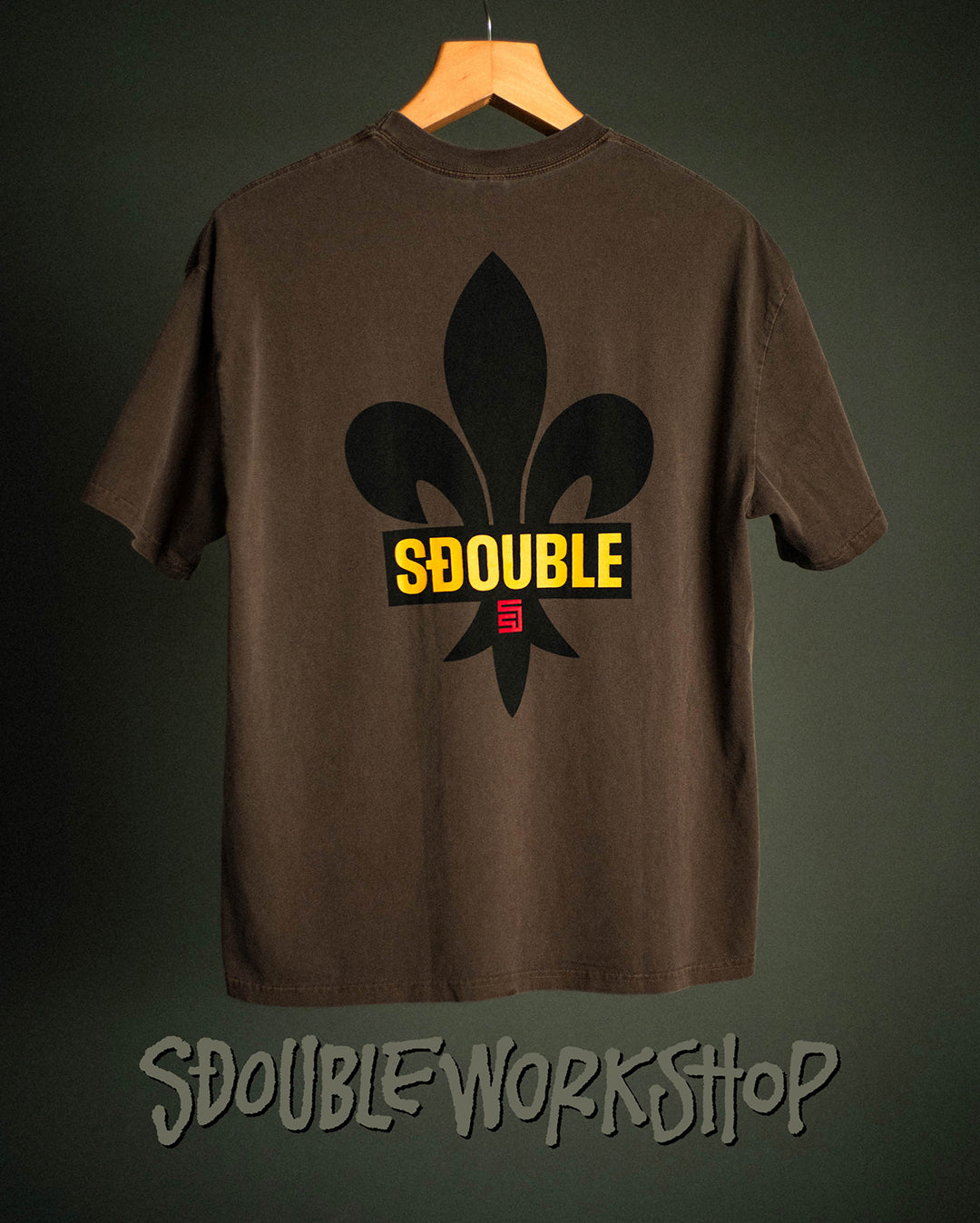 Fleur Short Sleeve T-Shirt - Pigment Ash - S-Double