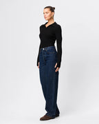 Florence Polo Top - Black - Mossman