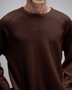 Ag Raglan Waffle - Brown - Former