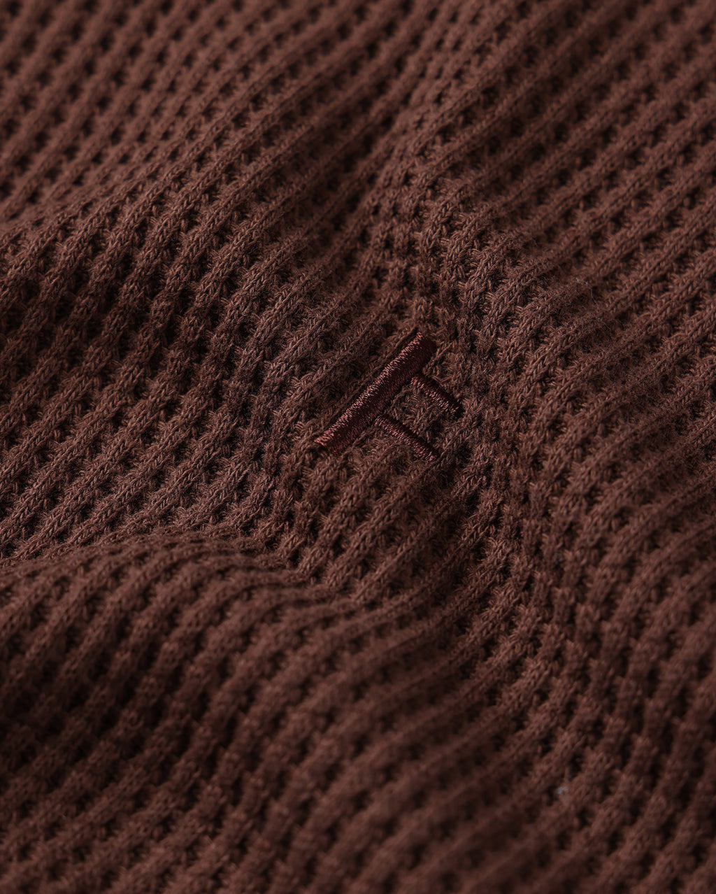 Ag Raglan Waffle - Brown - Former