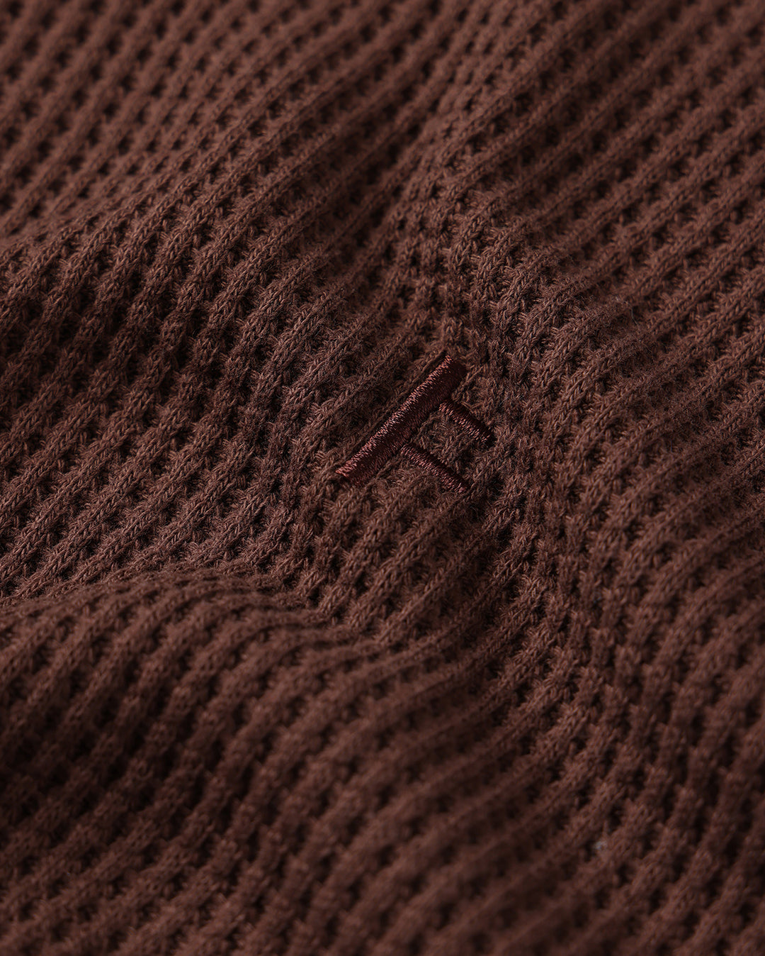 Ag Raglan Waffle - Brown - Former