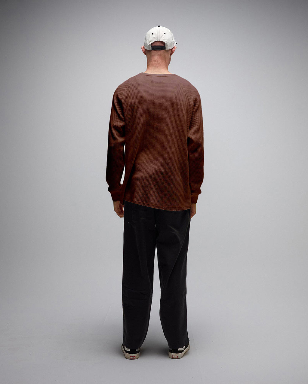 Ag Raglan Waffle - Brown - Former